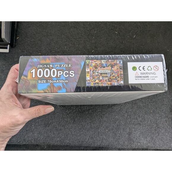 'Broadway Musicals' 1000 Piece Jigsaw Puzzle, NEW Sealed - Picture 3 of 6